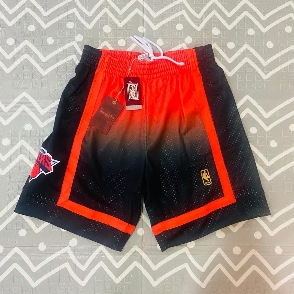 Mitchell and ness vintage retro New York Ny Knicks basketball shorts